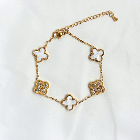 ARMBAND - (SPECIAL) VIT & GULD