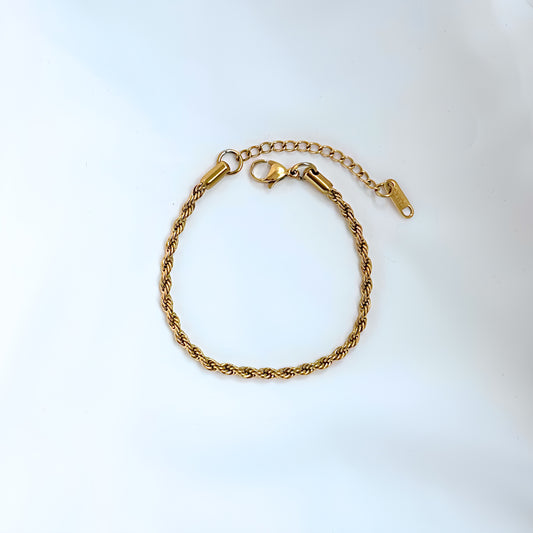 ARMBAND - THIN CORDELL (GULD)