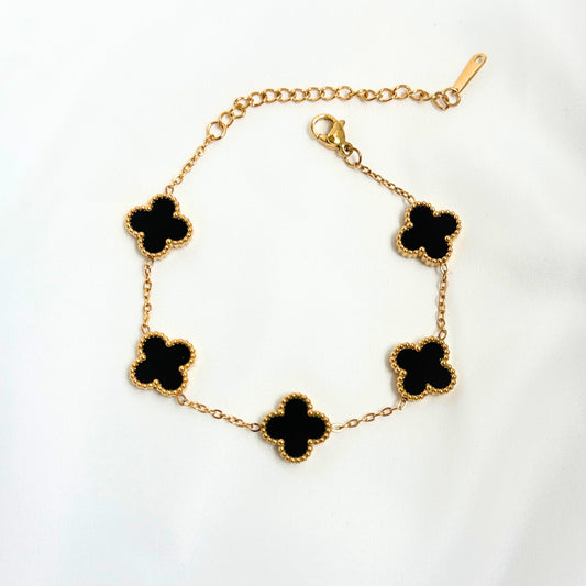 ARMBAND - SVART & GULD